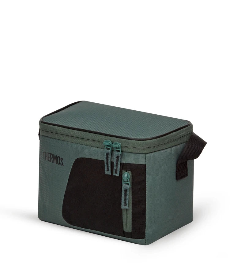 GREEN THERMOS RADIANCE 6 CAN COOLER