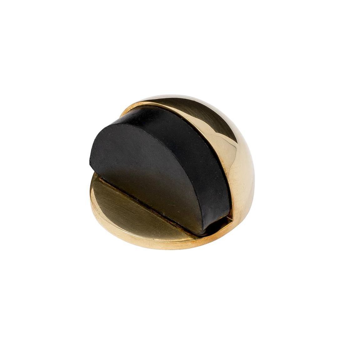 Brass Oval Door Stop 50mm