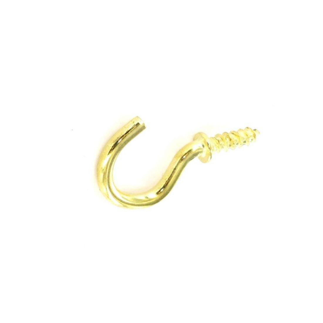BRASS CUP HOOKS 32MM PACK OF FIVE