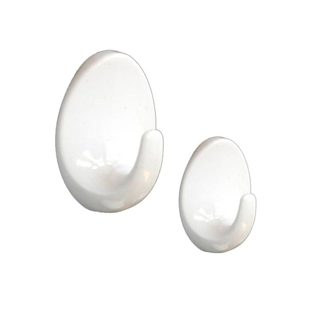 OVAL SELF ADHESIVE HOOKS PACK OF FOUR