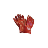 RED PVC GAUNTLET 11"