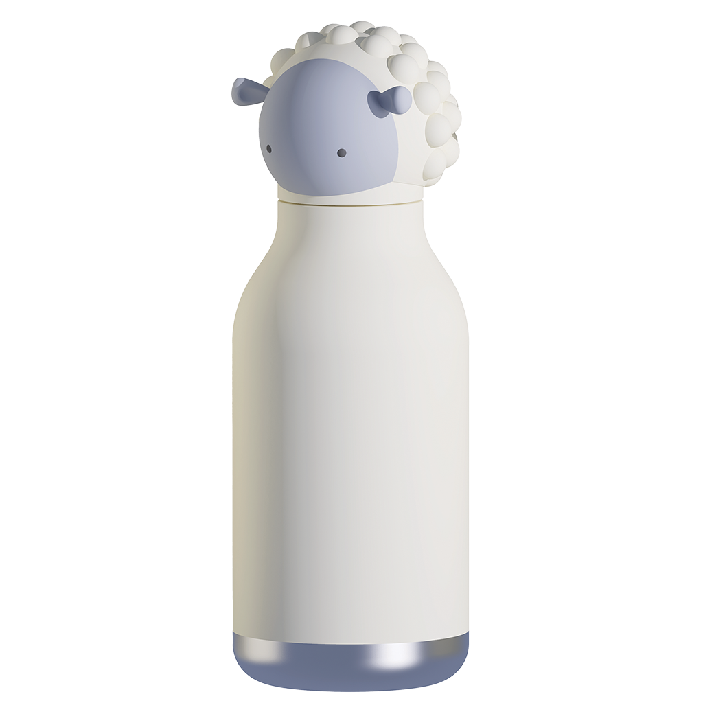 S/STEEL WATER BOTTLE SHEEP
