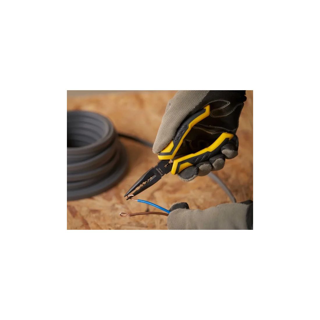Stanley ControlGrip™ Long Nose Cutting Pliers 200mm