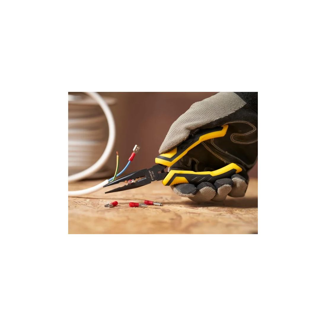 Stanley ControlGrip™ Long Nose Cutting Pliers 200mm