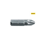 Stanley Pozidriv PZ1 Screwdriver Bits 25mm Box of 25