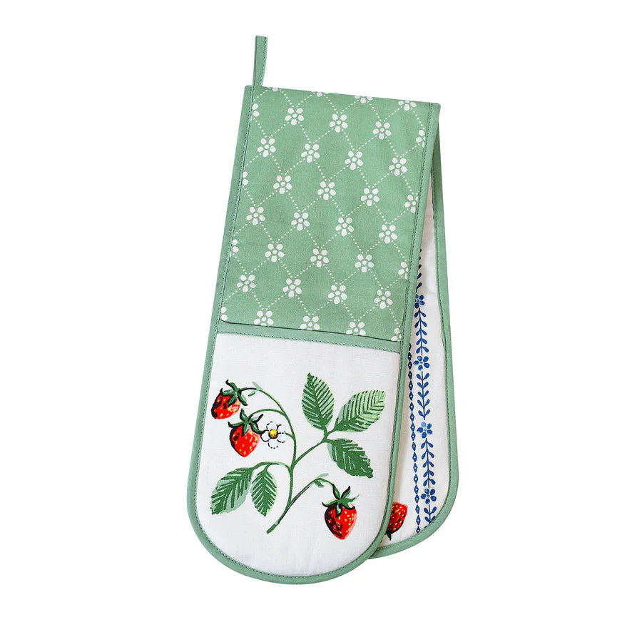 STRAWBERRY PATCH DOUBLE OVENGLOVES