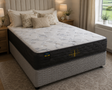 Pocket sprung single mattress with supportive comfort layers