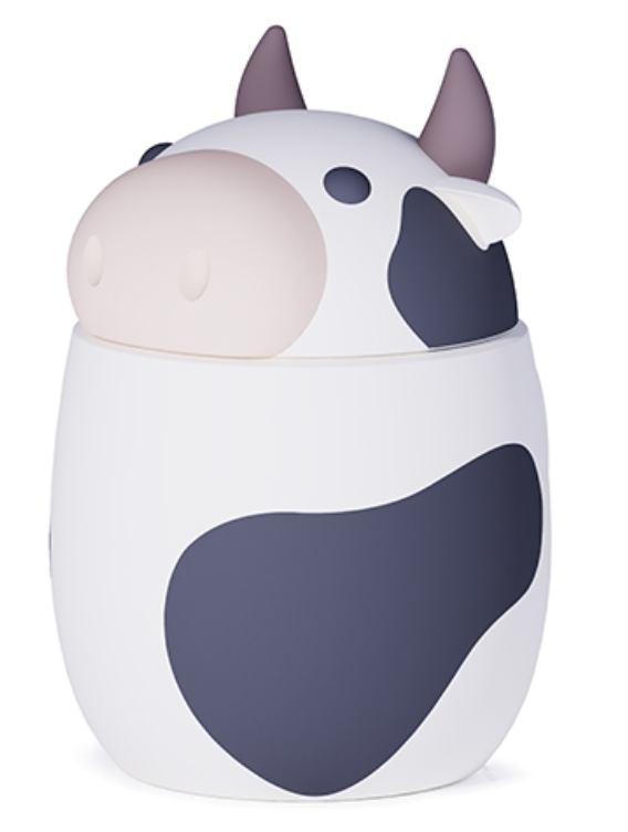 STAINLESS STEEL FOOD JAR COW