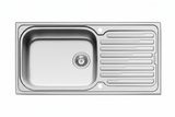 APOLLO 1000MM X 500 MM IB 1D S/STEEL REVERSIBLE INSET SINK WASTE