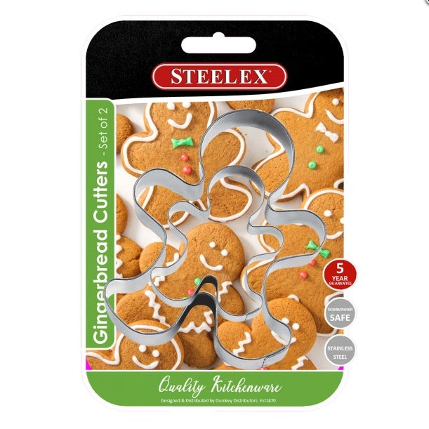 GINGERBREAD MEN CUTTERS SET 2