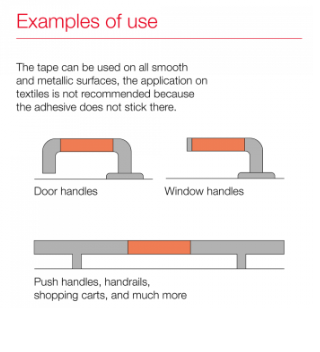 Union Grip Safe Anti Viral Tape