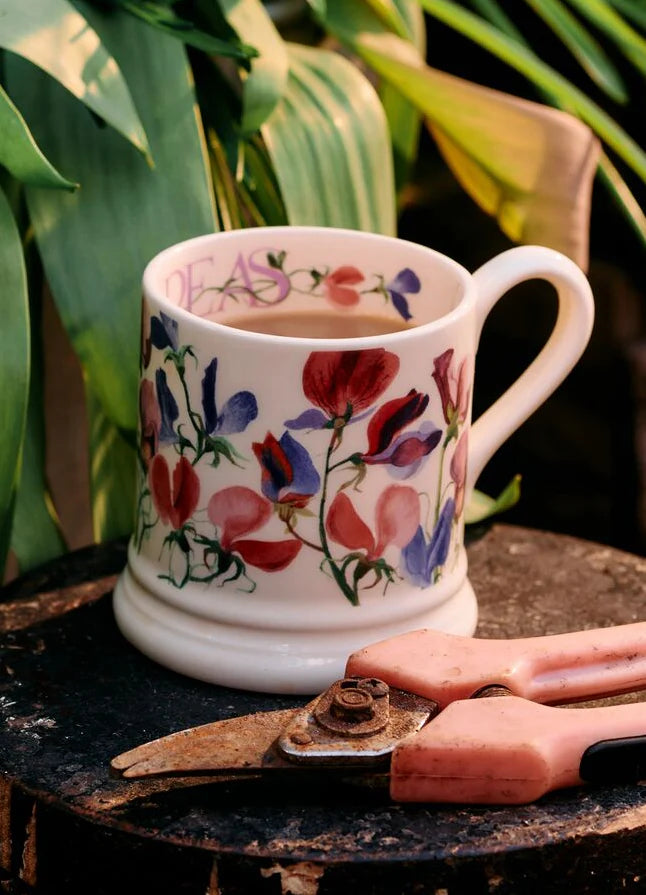 mug  sweet pea 1/2 pint mug