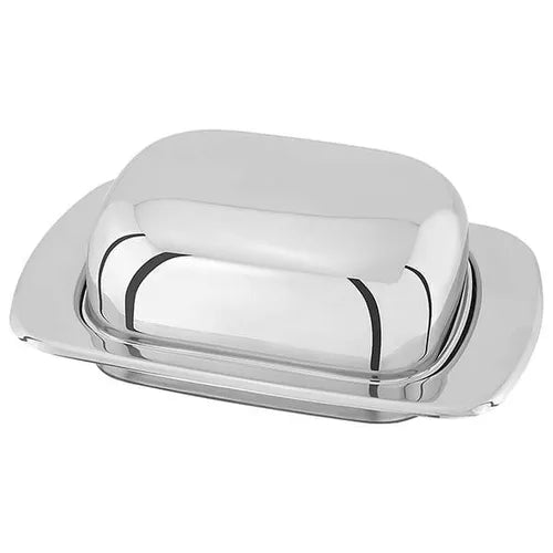 JUDGE DOMED S/STEEL BUTTER DISH