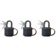 Tessi Outdoor 3 Pack Padlocks Keyed Alike CURUST