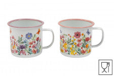 SPRINGTIME TIN MUG 9 CM