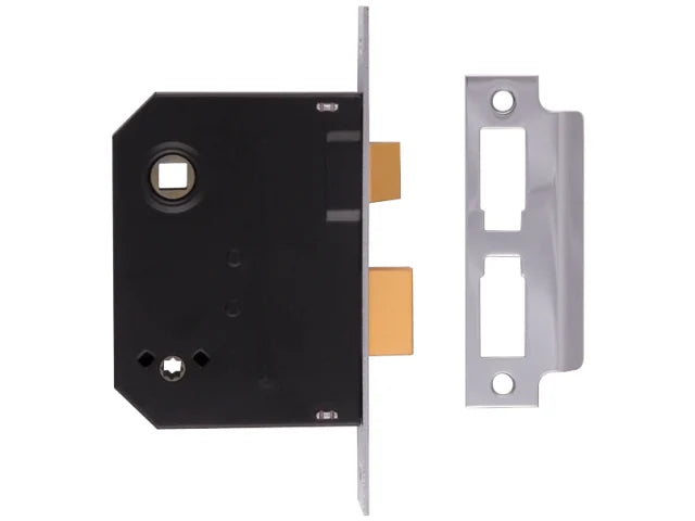 Union 2294 Mortice Bathroom Lock Polished Brass 63mm