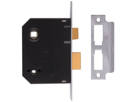 Union Classic 2294 Mortice Bathroom Lock Polished Brass 63mm