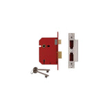 Union Classic 5 Lever Security Mortice Lock Brass Finish 2.5"