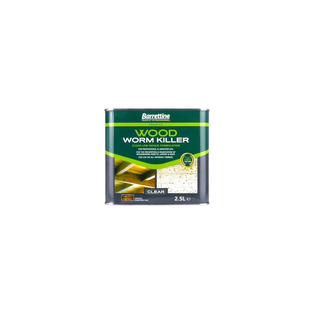 Barrettine Water Based Woodworm Killer 2.5L