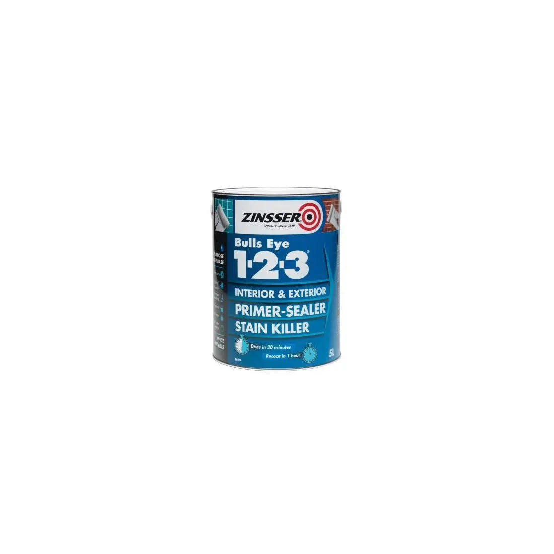 ZINSSER BULLS EYE 1-2-3 PRIMER 5L RELAY
