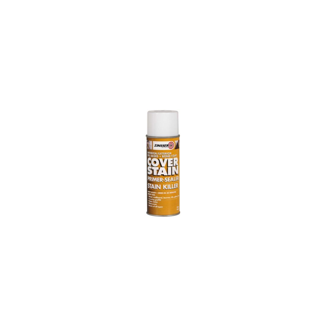 ZINSSER COVER STAIN PRIMER SEALER AEROSOL 400ML