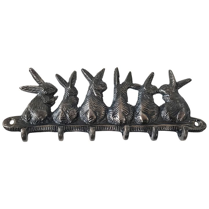 BRASS RABBIT HOOKS