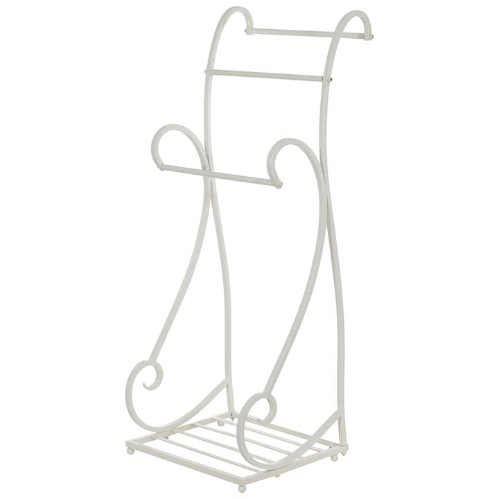 CREAM TOWEL RAIL 38 X 28 X 94