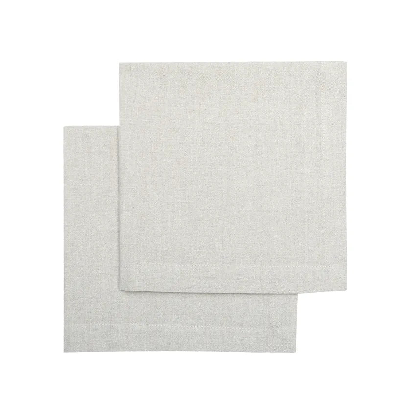 NAPKINS ELIN SET OF 2  80 % RECYCLED COTTON 20% RECYCLED POLYESTER
