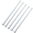 Adjustable tension rod for curtains and shower curtains from 150 to 200 cm.