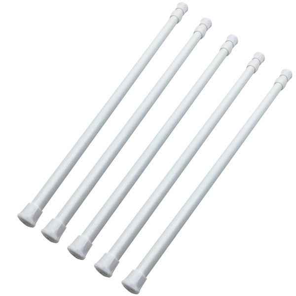 Adjustable tension rod for curtains and shower curtains from 150 to 200 cm.