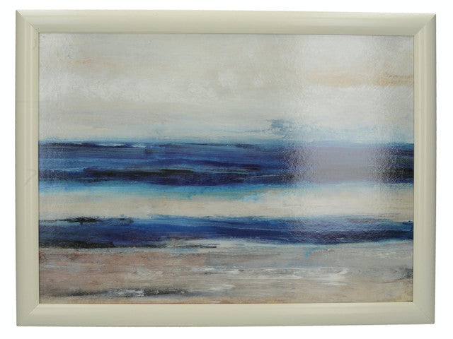 CREATIVE TOPS BLUE ABSTRACT LAPTRAY