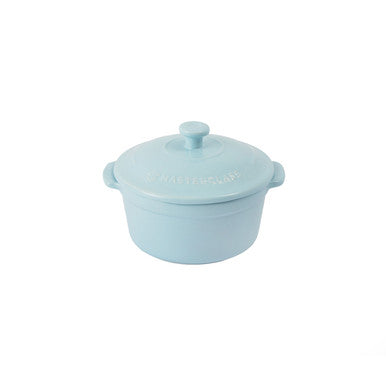 CERAMIC CASSEROLE 180ML PASTEL BLUE