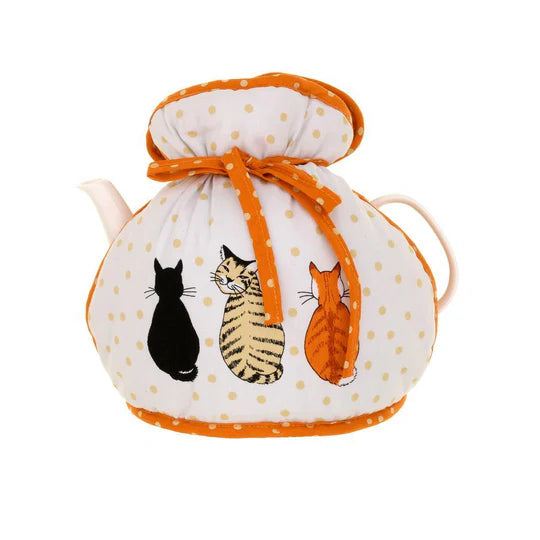 CATS IN WAITING TEA COSY