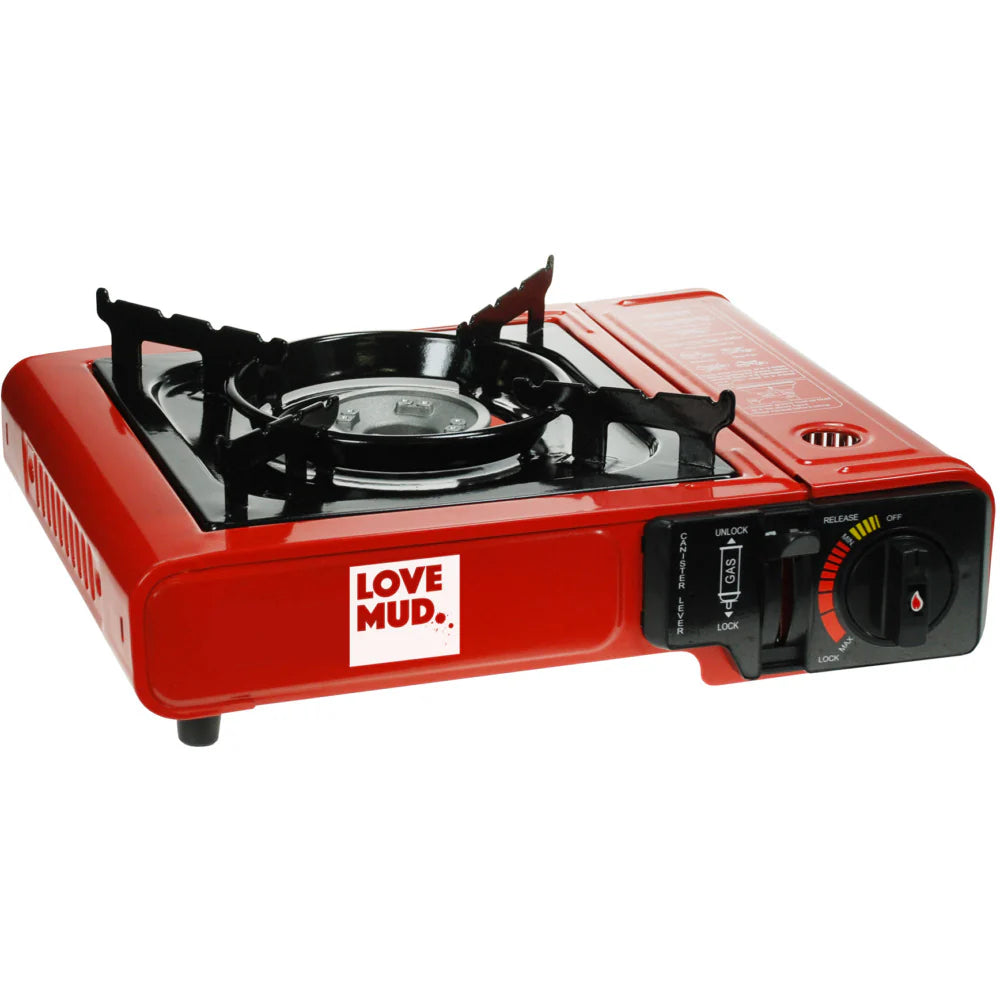LOVE MUD PORTABLE CAMPING GAS STOVE SINGLE BURNER