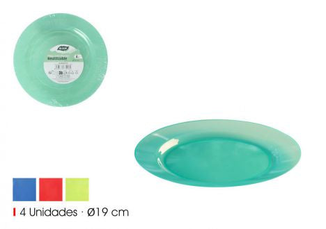 19cm PLASTIC PLATES