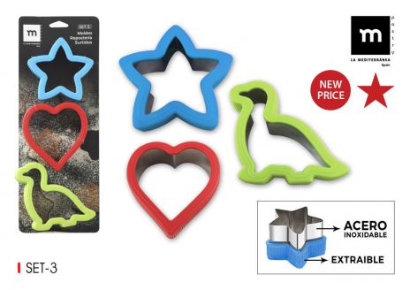SET OF 3 CUTTERS