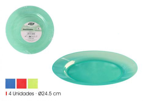 24.5cm PLASTIC PLATE ALGON