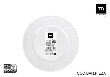 19CM SIDE PLATE OPAL