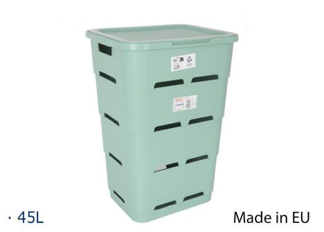 LAUNDRY HAMPER SAGE GREEN