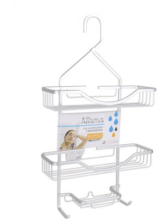 ALUM BATHROOM ORGANIZER