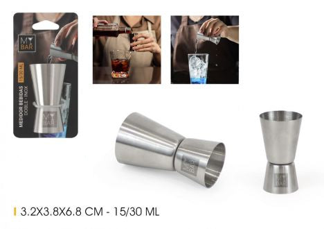 DOUBLE DRINKS MEASURE