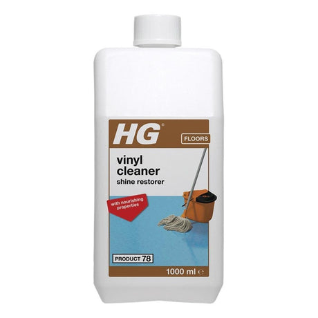 HG Vinyl Cleaner Shine Restorer 1L for cleaning, protecting, and restoring the shine of vinyl floors