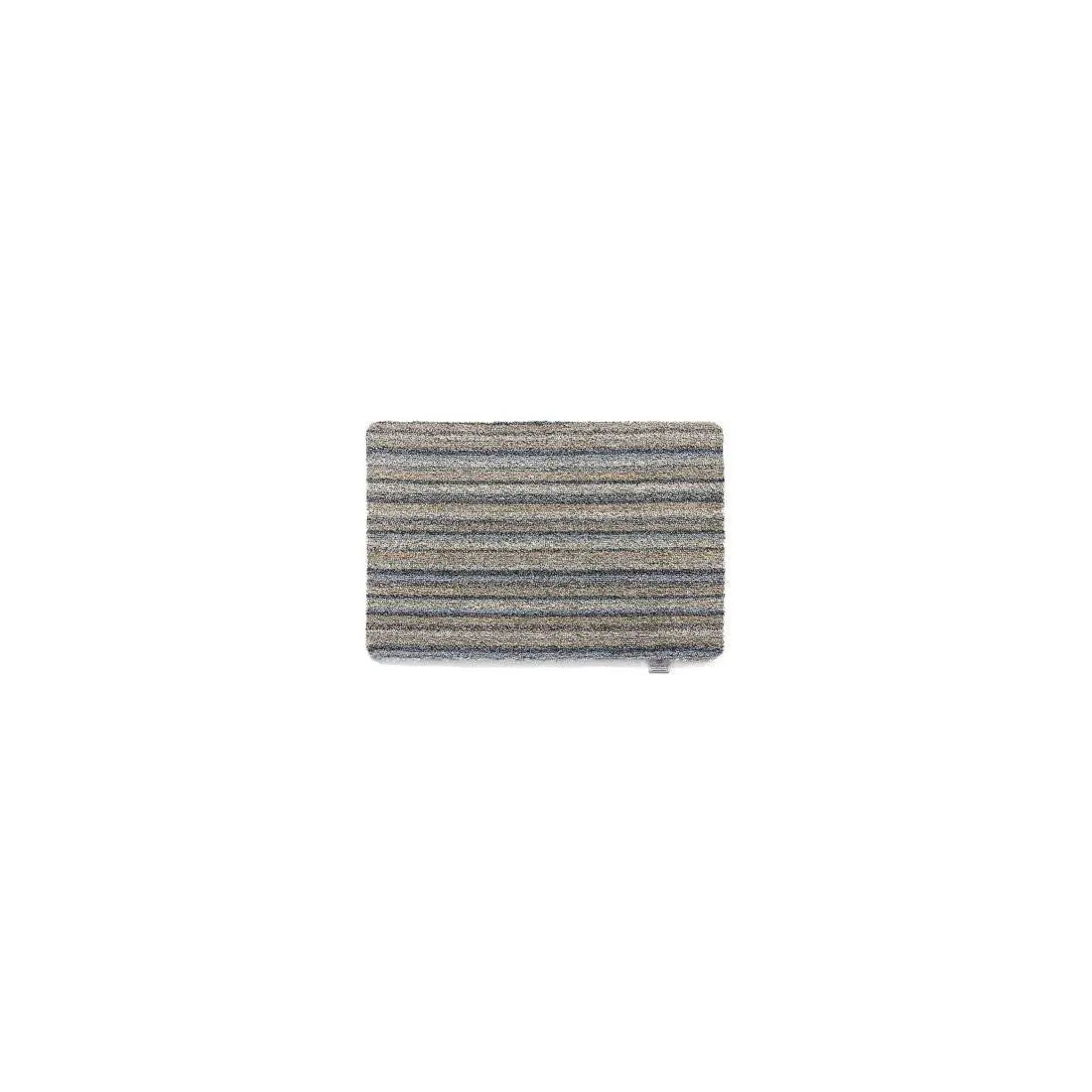 Hug Rug Plain Ribbon Grey measuring 80 x 150cm for living rooms, hallways, and indoor spaces.
