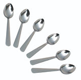KITCHEN CRAFT SET OF 6 STAINLESS STEEL TEASPOONS