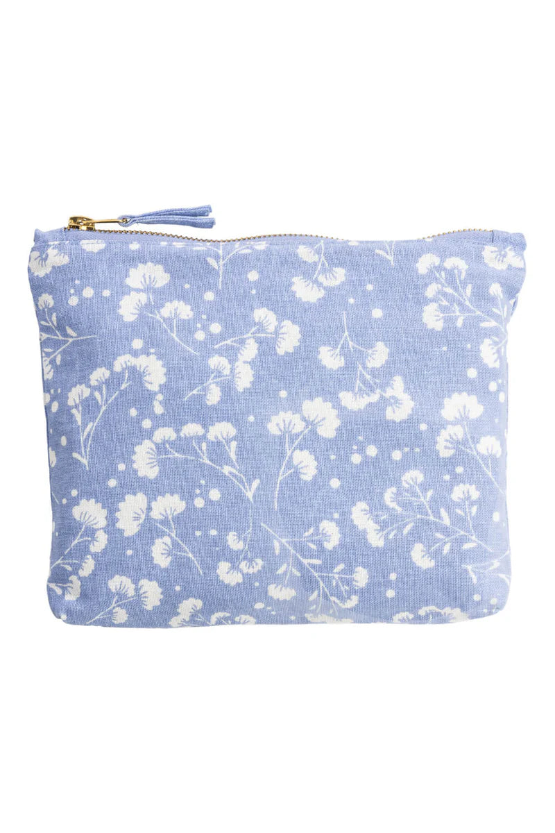 COSMETIC BAG BLOSSOM CHARM BLUE