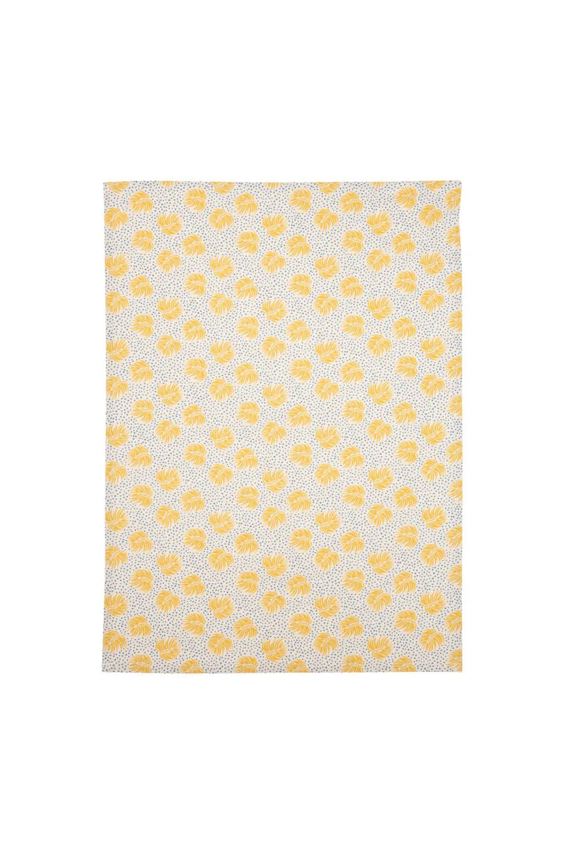 TEA TOWEL BOHO CHIC YELLOW