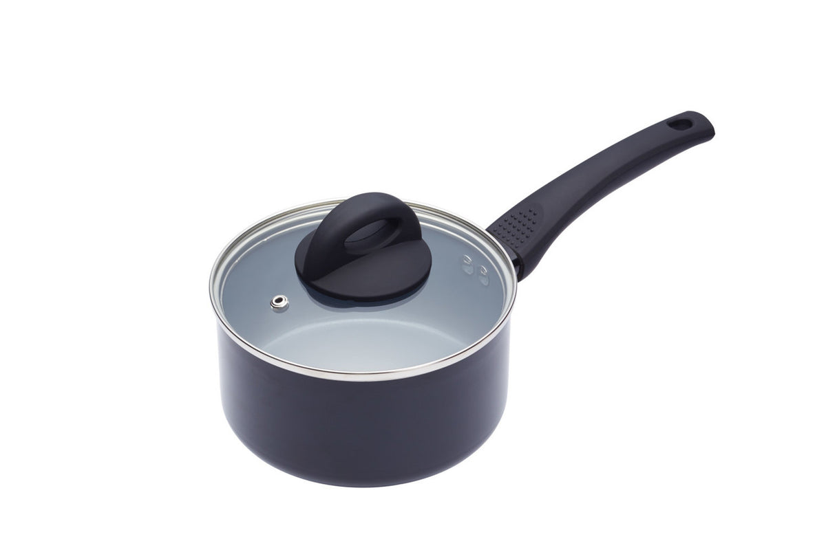 MASTERCLASS 16CM CERAMIC COATED SAUCEPAN