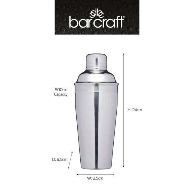 COCKTAIL SHAKER 500 ML DOUBLE WALLED