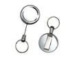 Key-Bak retractable key holder with durable wire cable and secure clip for everyday use.