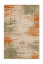 KINVARA 80 x 150cm area rug in beige, orange, and green for indoor home décor.